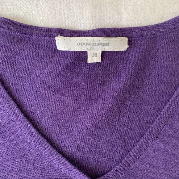 Cour carrée purple sweater - Picture 3 of 6